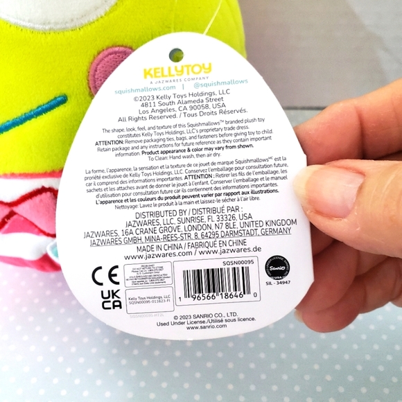 Hello Kitty 😺 and Friends Keroppi 🐸 Beachtime ⛱️ NWT Squishmallow 💙 - Picture 4 of 10